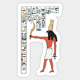 Ancient Egyptian Art form the Great Temple Sticker